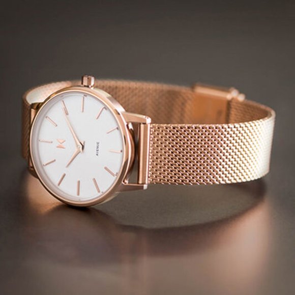 MVMT Lexington Avenue - 28 mm Rose Gold Stainless Steel Watch